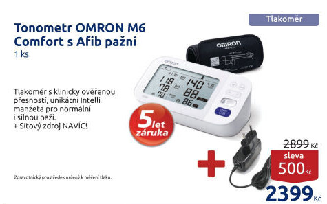 Tlakoměr Omron M6 Comfort