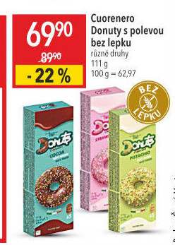 Donut bez lepku Cuorenero