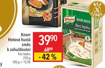 Jíška hotová bez lepku Huustá Knorr