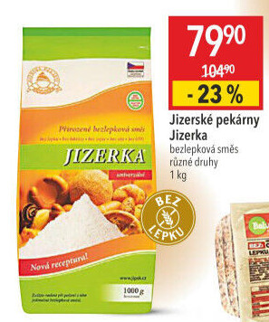 Směs bez lepku Jizerka Jizerské pekárny