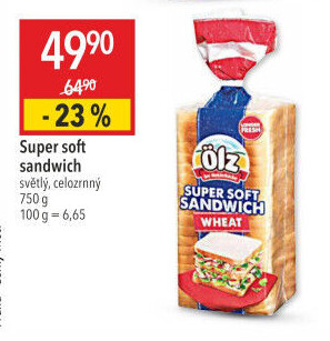 Toustový chléb Sandwich Soft Ölz