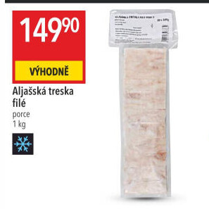 Aljašská treska filé mražená