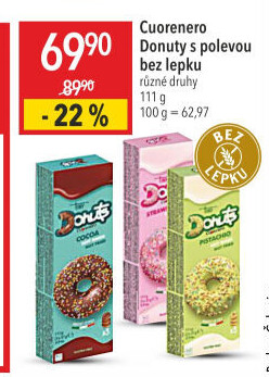 Donut bez lepku Cuorenero