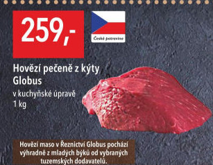 Hovězí pečeně z kýty Globus
