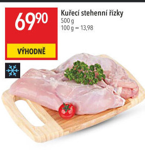 Kuřecí stehenní řízky mražené