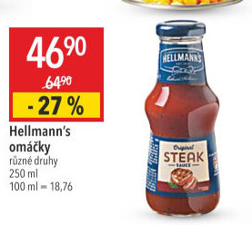 Omáčky k masu Hellmann'
