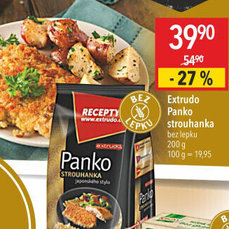 Panko strouhanka bez lepku Extrudo