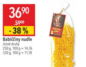 Polévkové nudle Babiččiny Druid