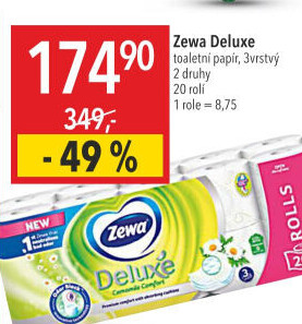 Toaletní papír 3vrstvý Deluxe Zewa
