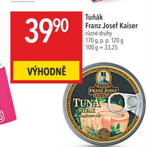 Tuňák steak v oleji Exclusive Franz Josef Kaiser