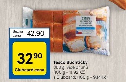 Buchtičky české Tesco