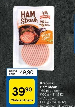 Ham steak Krahulík