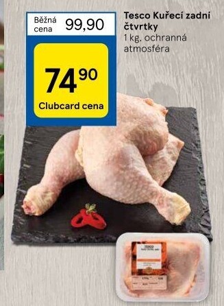 Kuřecí čtvrtky Tesco