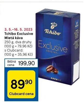 Mletá káva Tchibo Exclusive