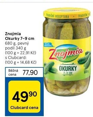 Okurky Znojmia