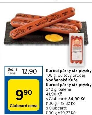 Párky kuřecí striptýzky
