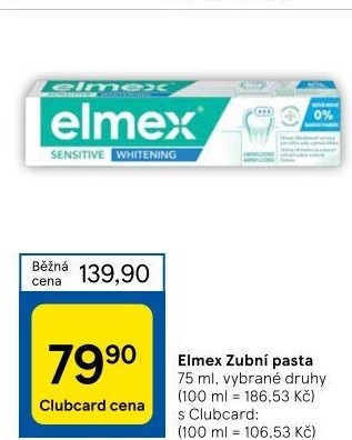 Pasty na zuby Elmex