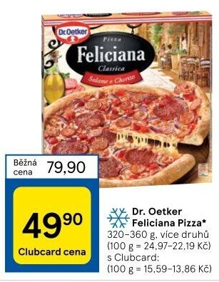 Pizza mražená FelicianaDr. Oetker