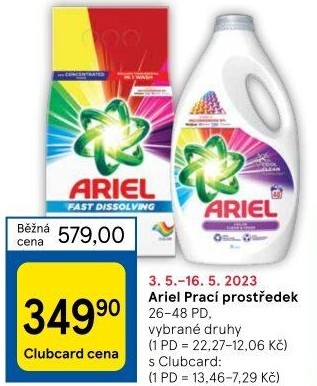 Prací prostředky Ariel