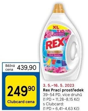 Prací prostředky Rex