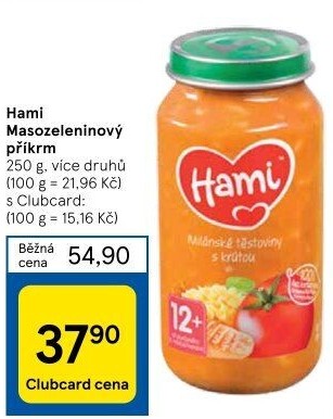 Příkrm masozeleninový Hami