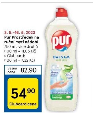Prostředek na nádobí Pur