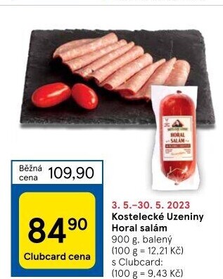 Salám Horal Kostelecké uzeniny