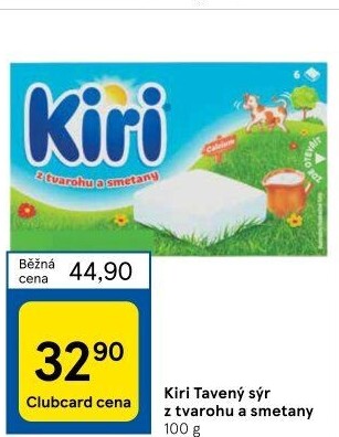 Sýr tavený Kiri