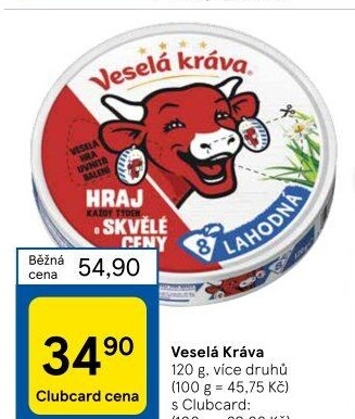 Sýr tavený Veselá kráva