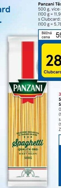 Těstoviny Panzani