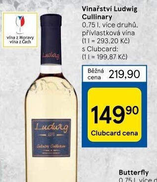 Vína Culinary Collection Vinařství Ludwig - výběr z hroznů