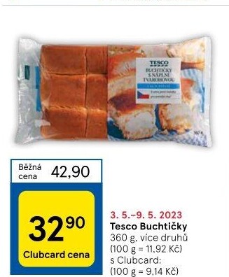 Buchtičky české Tesco