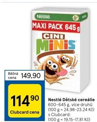 Cereálie Nestlé