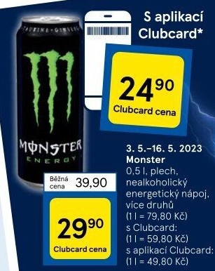 Energetický nápoj Monster Energy