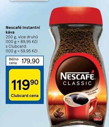 Instantní kávy Nescafé