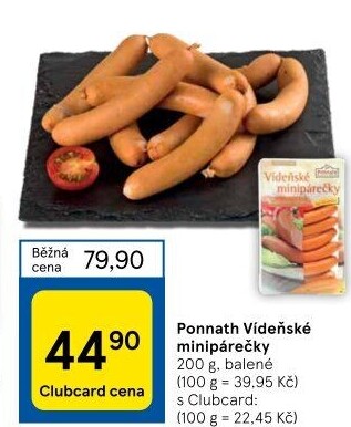 Minipárečky vídeňské Ponnath