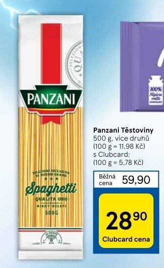 Těstoviny Panzani