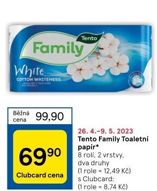 Toaletní papír 2vrstvý Tento