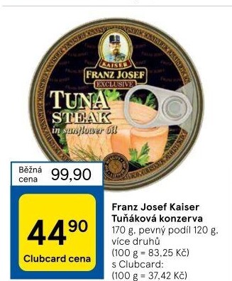 Tuňák steak Exclusive Franz Josef Kaiser