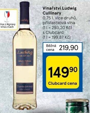 Vína Culinary Collection Vinařství Ludwig - výběr z hroznů