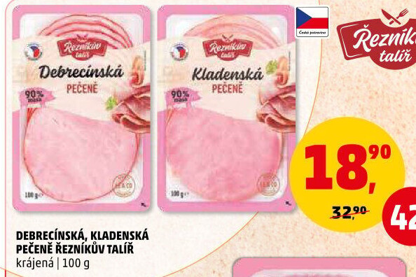 Debrecínská pečeně Řezníkův talíř