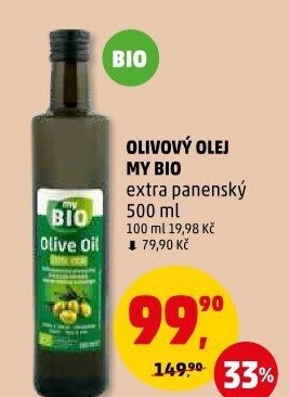 Olivový olej extra panenský My BIO