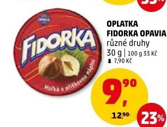Oplatky Fidorka Opavia