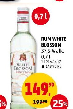Rum bílý White Blossom Pabst &amp