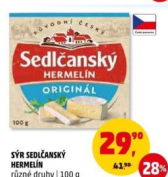 Sýr Hermelín Sedlčanský