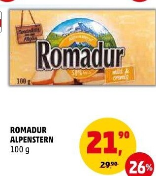 Sýr Romadur Alpenstern