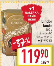 Bonboniéra Pralinky Lindor Lindt