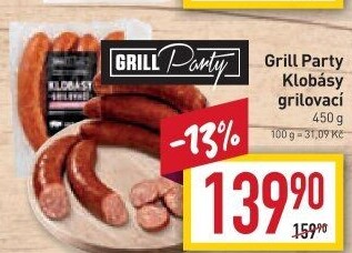 Grilovací klobásy Grill Party