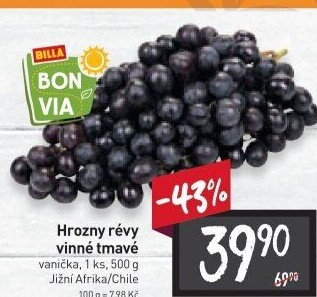 Hrozny tmavé Billa Bonvia