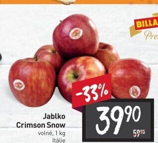 Jablka Crimson Snow